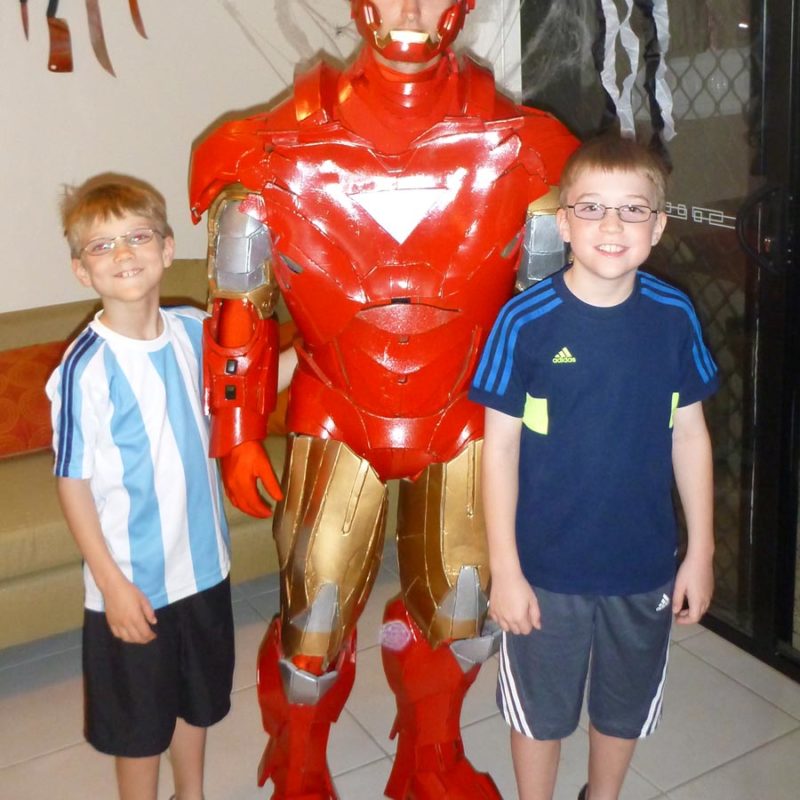 Atmega168 Controlled Iron Man Suit