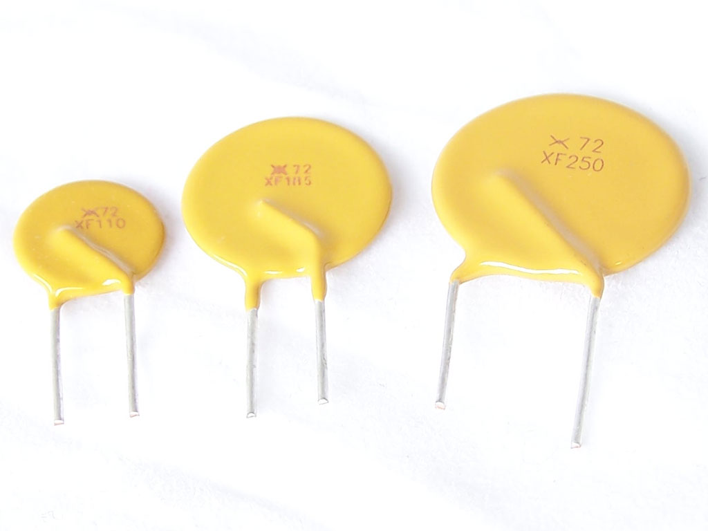 PPTC resettable fuses